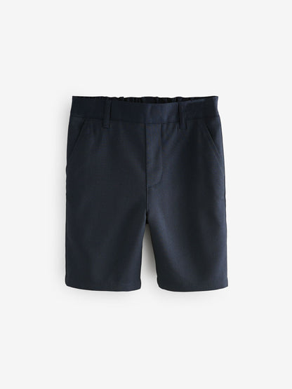 Dsiney Kidz - Clarks Navy Regular Boys Pull-On School Shorts 2 Pack image 2