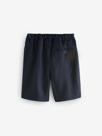 Dsiney Kidz - Clarks Navy Regular Boys Pull-On School Shorts 2 Pack image 3