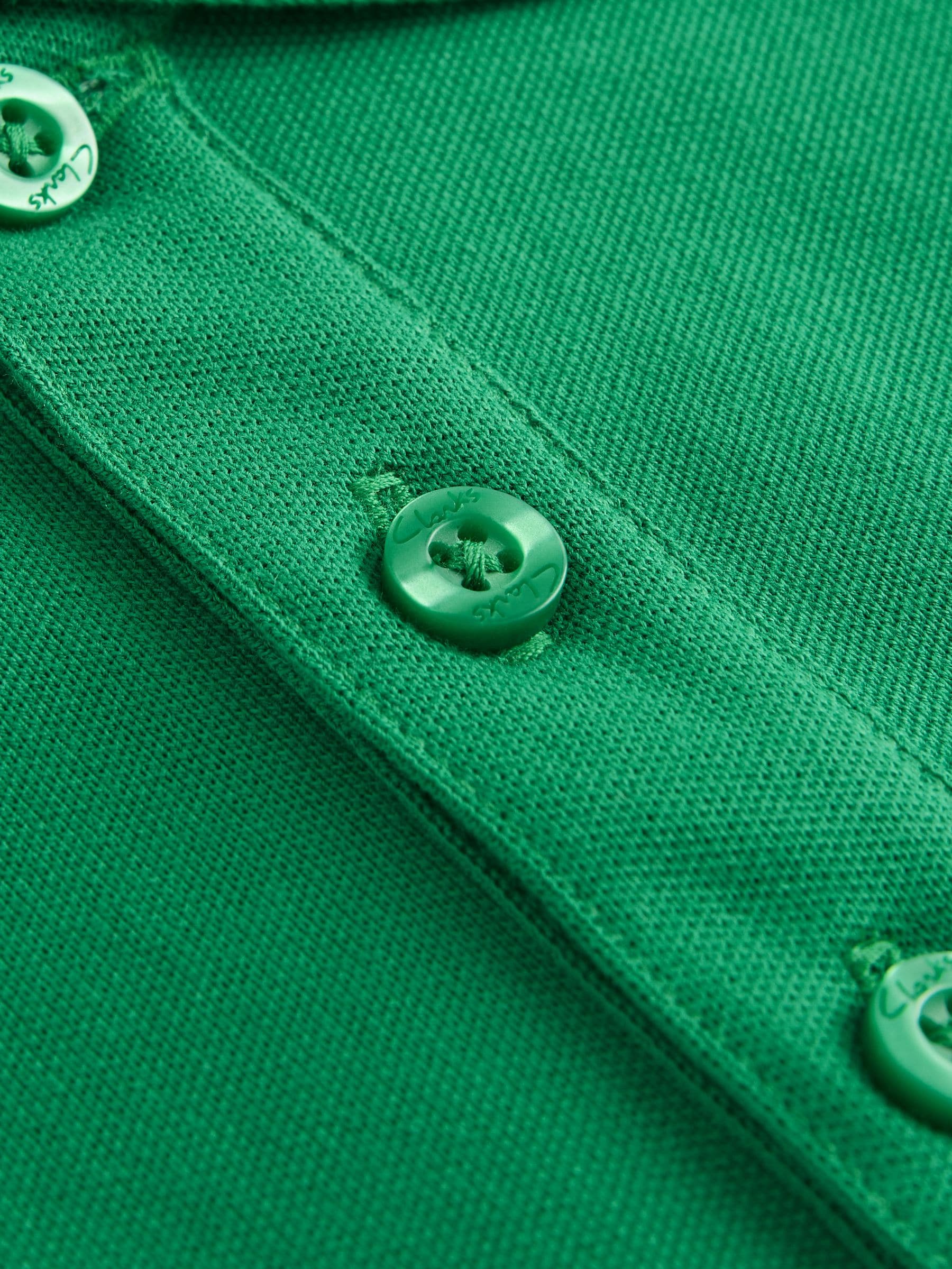 Dsiney Kidz - Clarks Green Short Sleeve School Polo Shirts 2 Pack image 7