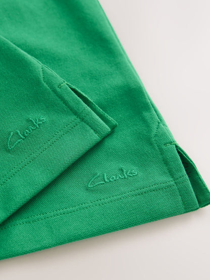 Dsiney Kidz - Clarks Green Short Sleeve School Polo Shirts 2 Pack image 8