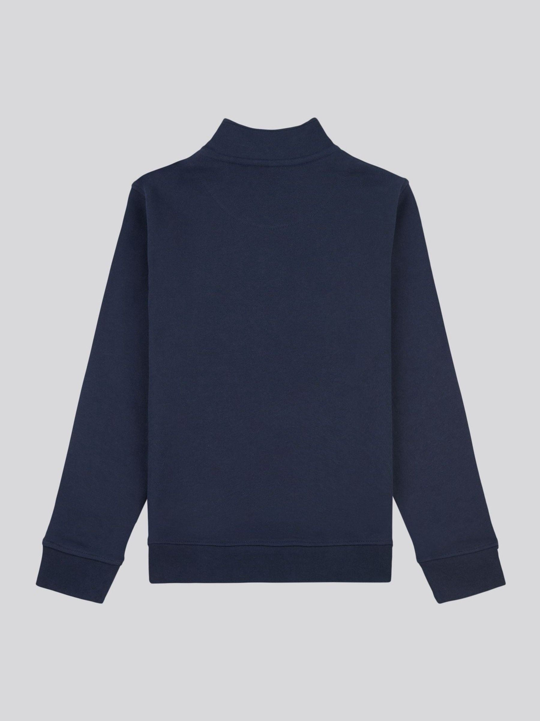 Dsiney Kidz - U.S. Polo Assn. Blue Boys Double Horsemen ¼ Zip Sweatshirt image 6