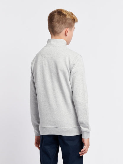 Dsiney Kidz - U.S. Polo Assn. Grey Boys Double Horsemen ¼ Zip Sweatshirt image 2