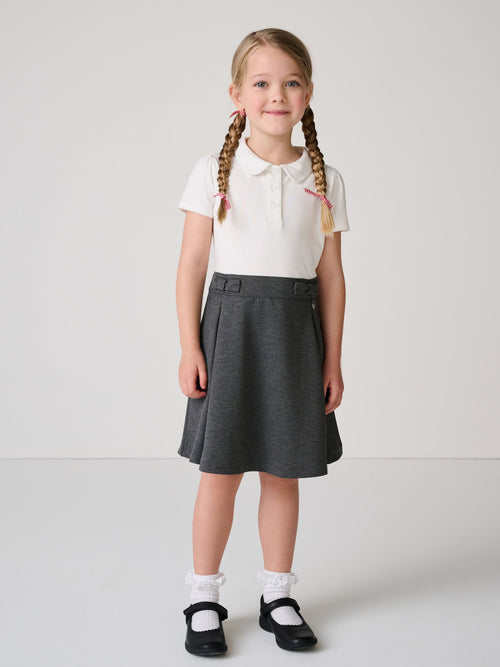 Dsiney Kidz - Clarks Grey Girls 2-In-1 Polo School Dress image 1