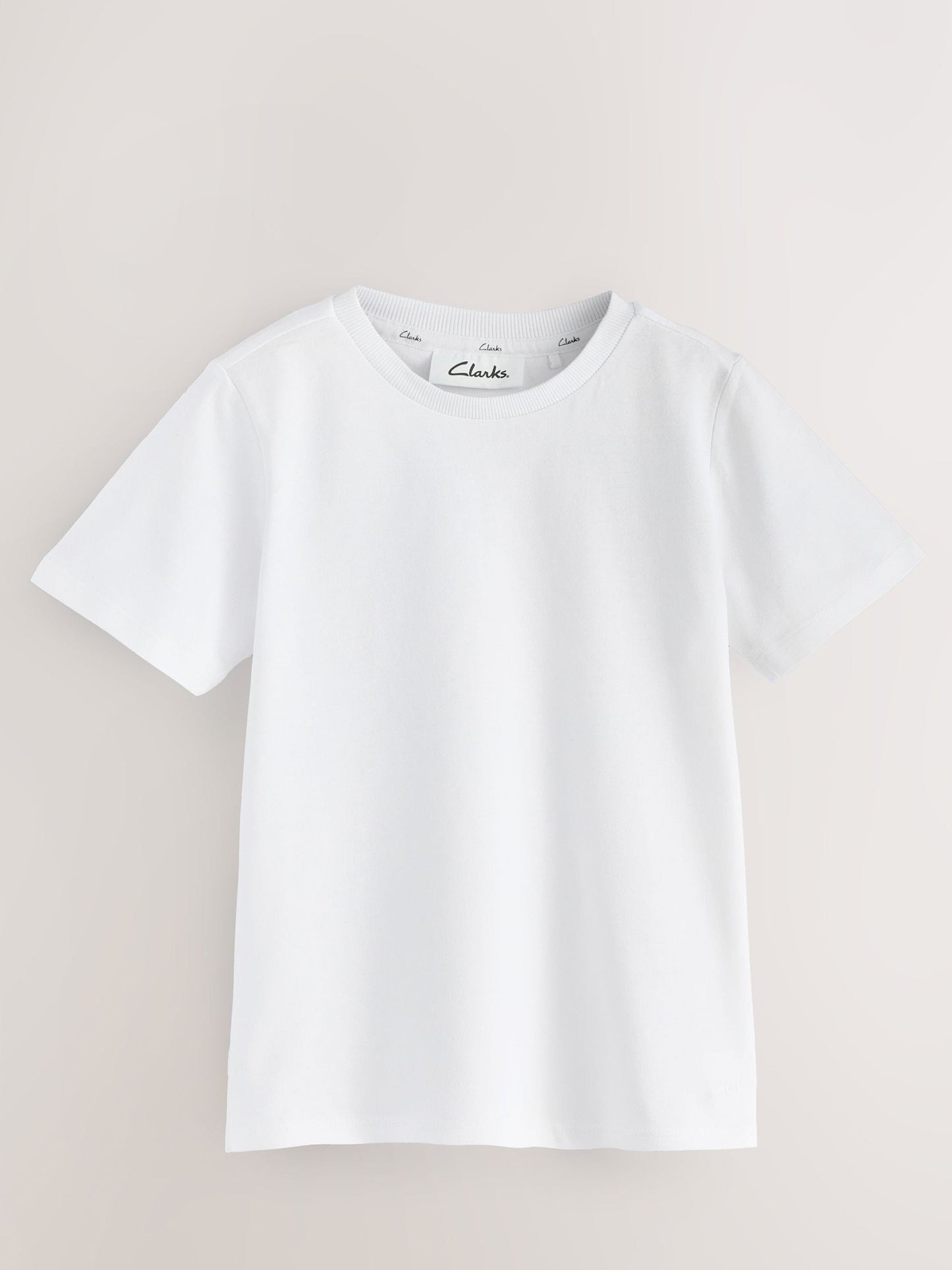 Dsiney Kidz - Clarks White Unisex Sports T-Shirts 5 Pack image 3