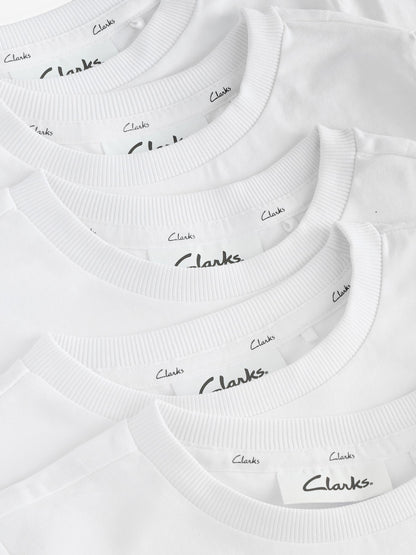 Dsiney Kidz - Clarks White Unisex Sports T-Shirts 5 Pack image 7