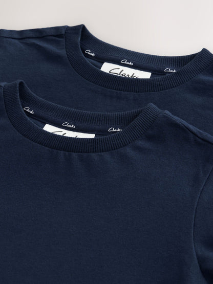 Clarks Navy T-Shirts 2 Pack image 5