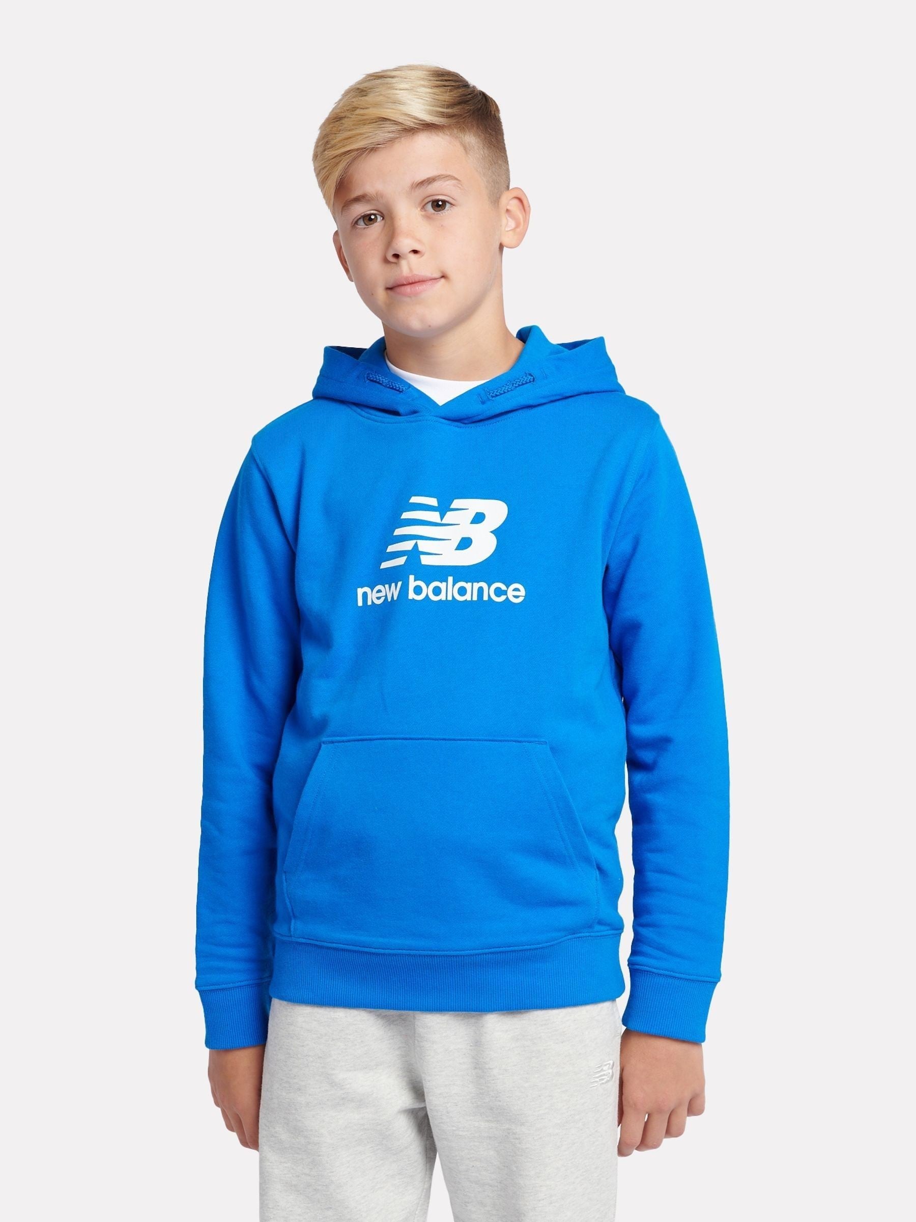 Dsiney Kidz - New Balance Blue Sky French Terry Stacked Logo Cotton Hoodie image 1
