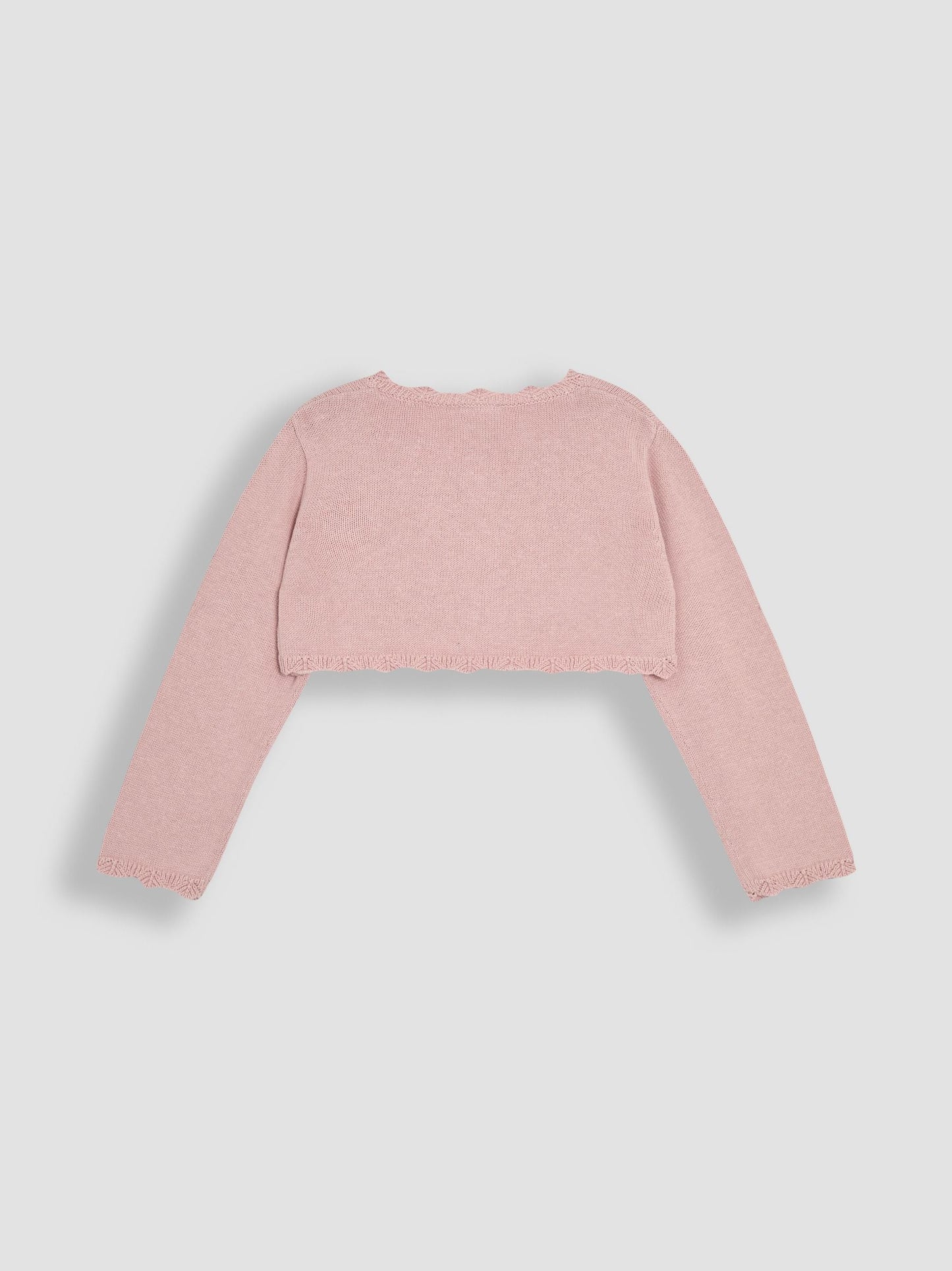 Dsiney Kidz - JoJo Maman Bébé Pink Floral Bolero Cardigan image 2