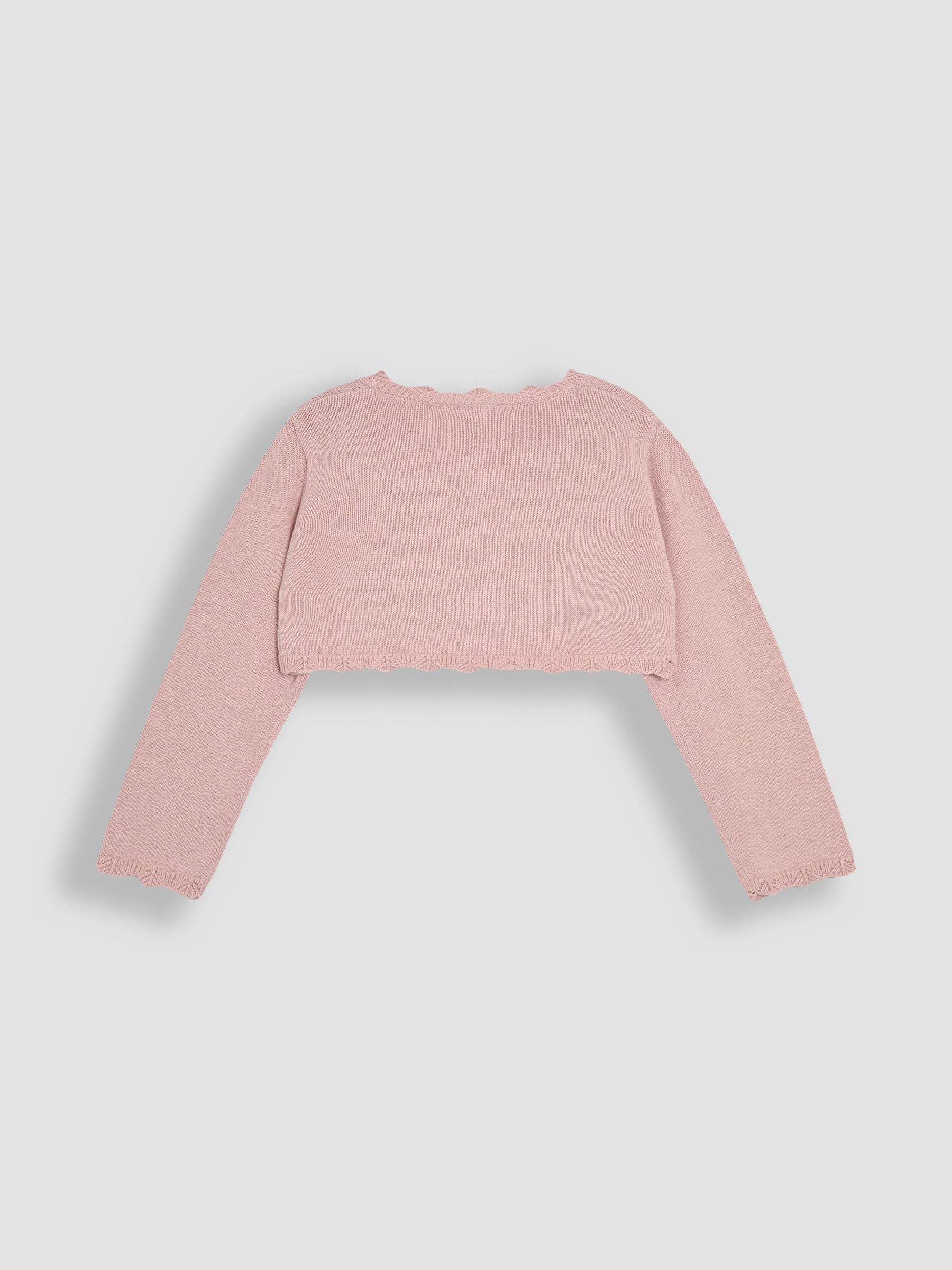 Dsiney Kidz - JoJo Maman Bébé Pink Floral Bolero Cardigan image 2