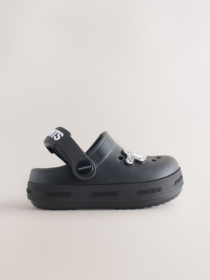 smALLSAINTS Black Clog Sandals image 3