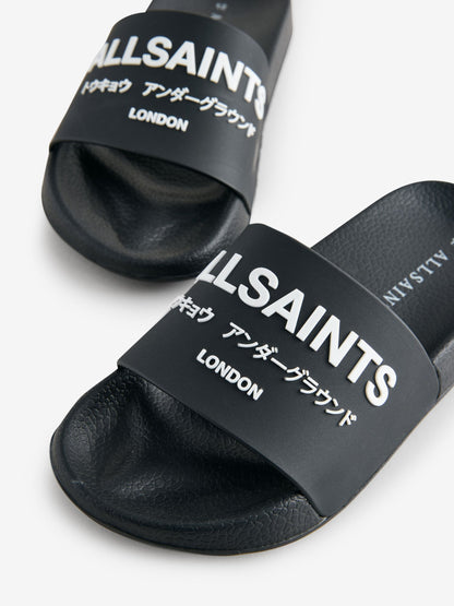 smALLSAINTS Black Underground Sliders image 3
