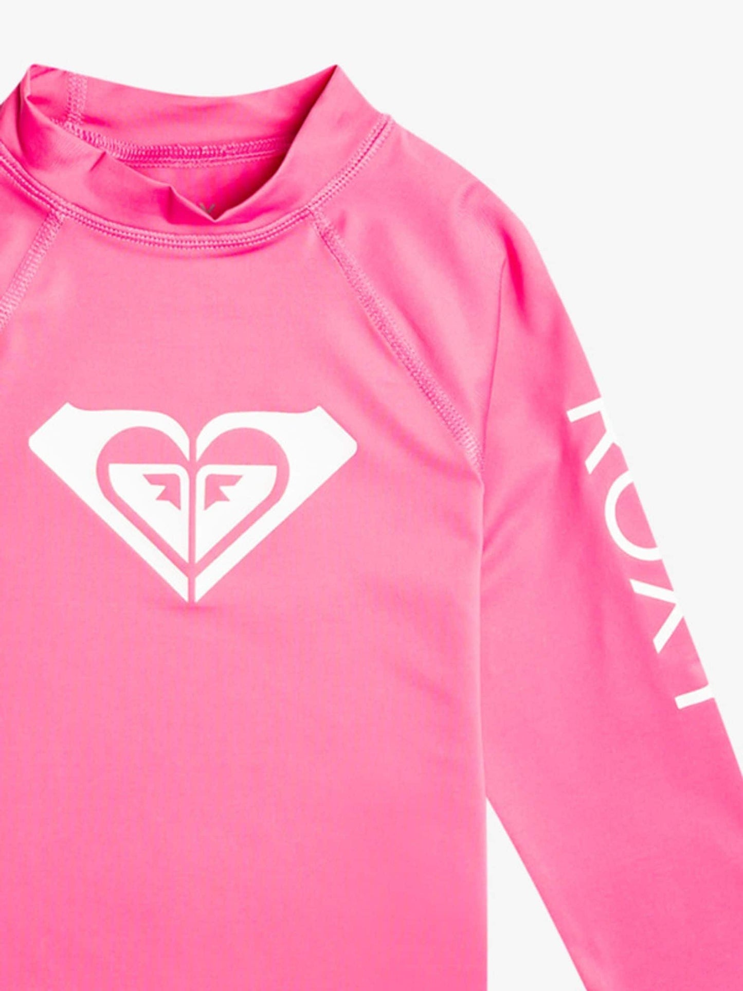 Dsiney Kidz - Roxy Lilac Purple Whole Hearted Long Sleeve Logo Rash Vest image 3