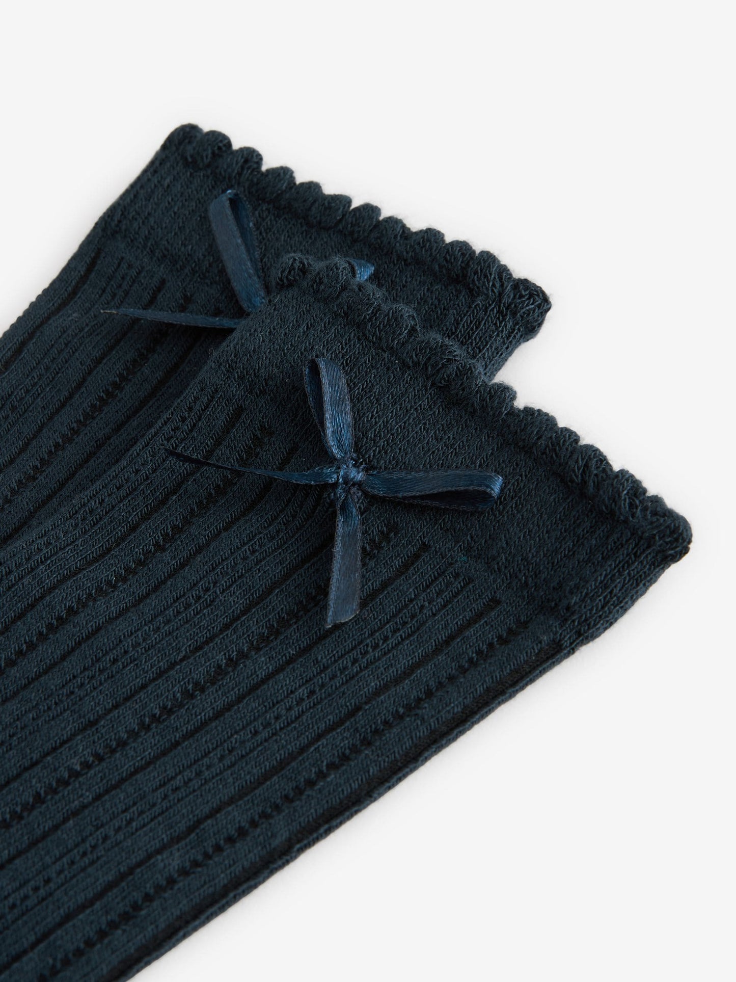 Clarks Navy Knee High School Socks 2 Pack image 4
