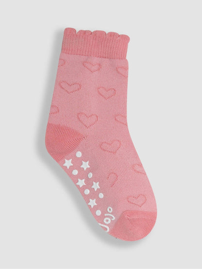 JoJo Maman Bébé Pink 5-Pack Socks image 2