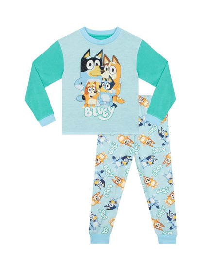 Dsiney Kidz - Character Blue Bluey Heeler Family Long Sleeve Pyjamas image 1