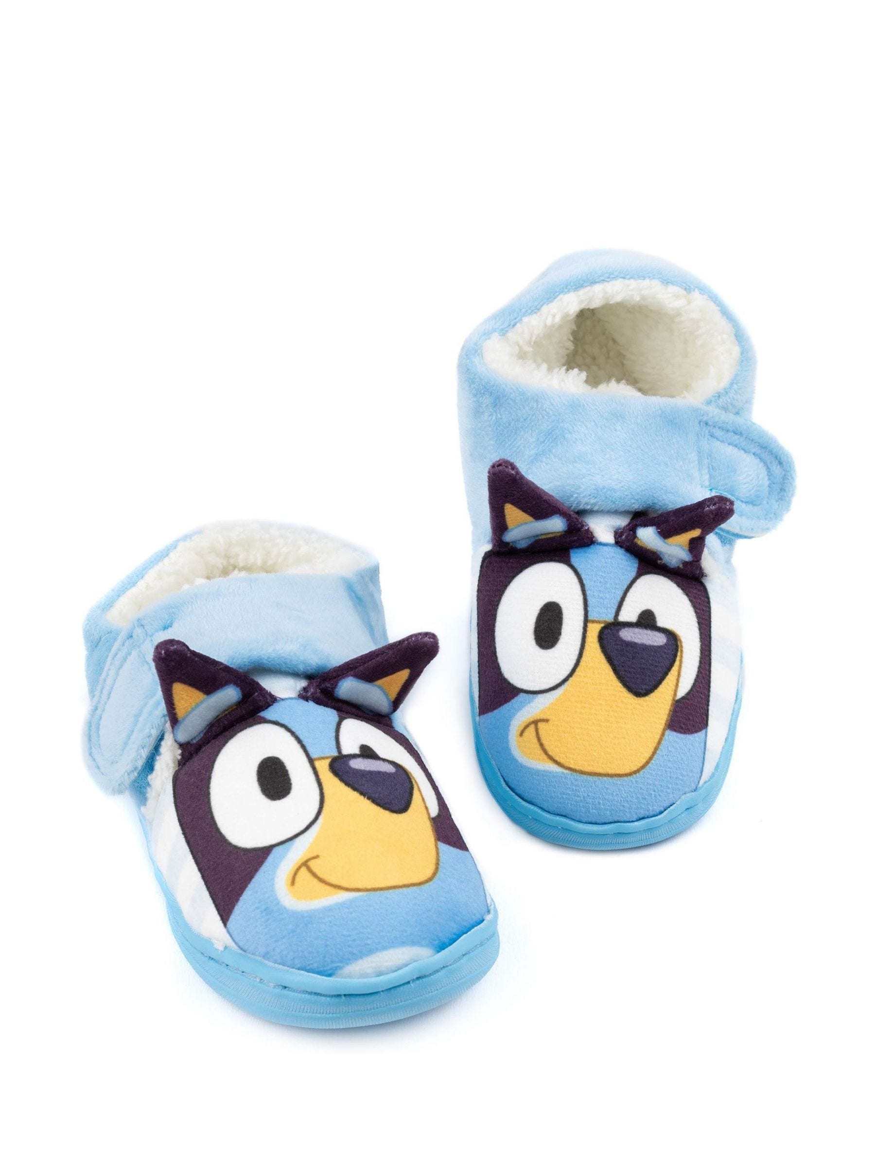 Vanilla Underground Blue Kids 3D Slippers image 1