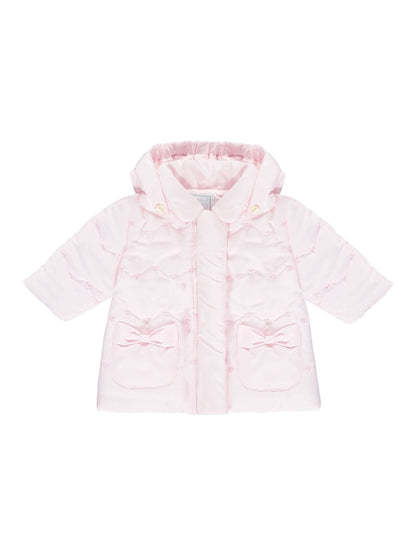 Dsiney Kidz - Emile Et Rose Pink Flower Emb Pockets And Mitts Microfibre Jacket image 2