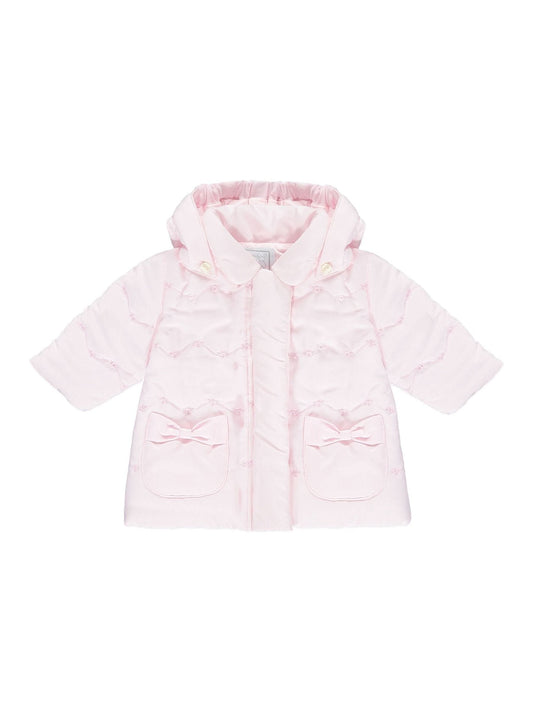 Dsiney Kidz - Emile Et Rose Pink Flower Emb Pockets And Mitts Microfibre Jacket image 2