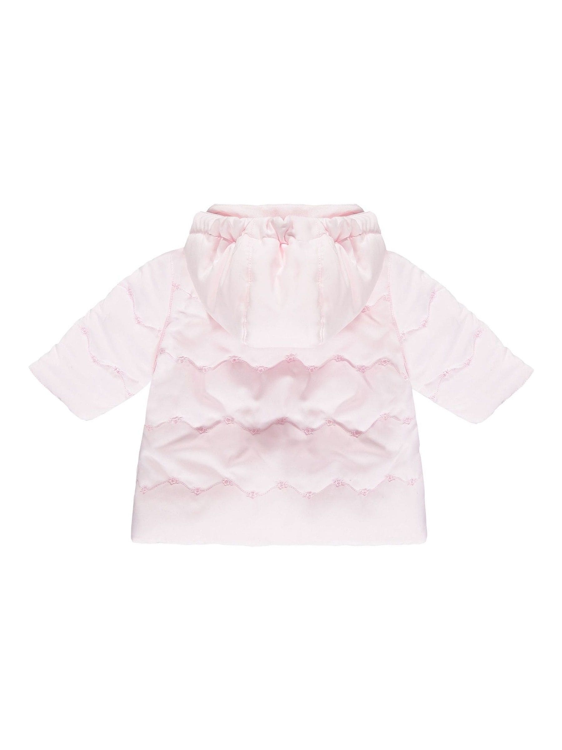 Dsiney Kidz - Emile Et Rose Pink Flower Emb Pockets And Mitts Microfibre Jacket image 3