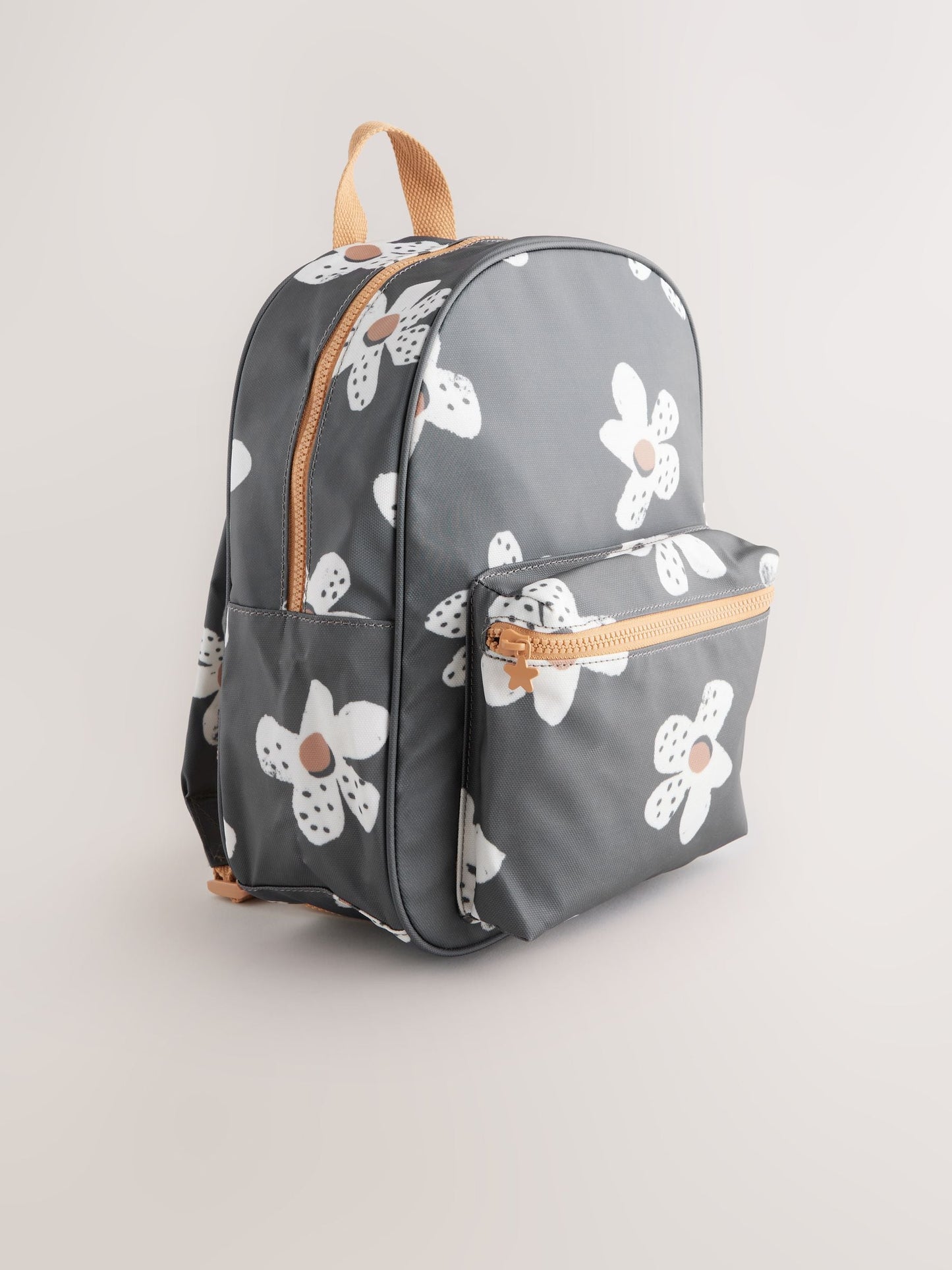 Black Floral Backpack image 1