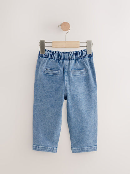 Dsiney Kidz - Light Wash Tie Waist Jeans (3mths-7yrs) image 6