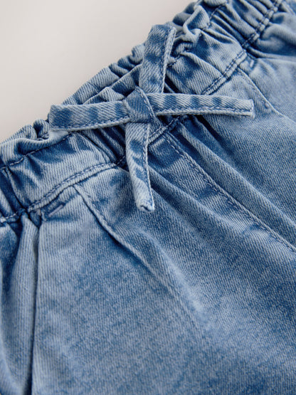 Dsiney Kidz - Light Wash Tie Waist Jeans (3mths-7yrs) image 7