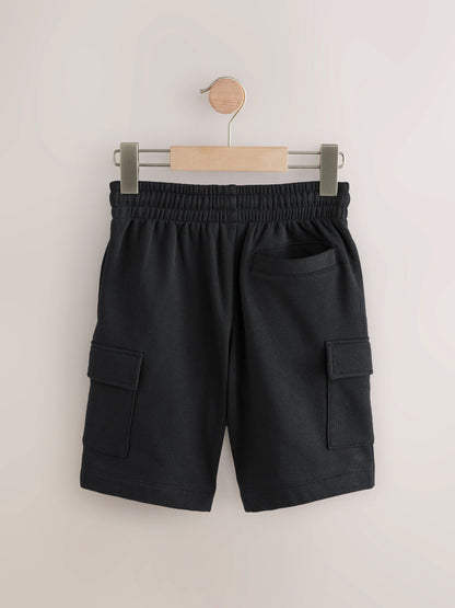 Dsiney Kidz - Black Cargo Jersey Shorts (3-16yrs) image 2