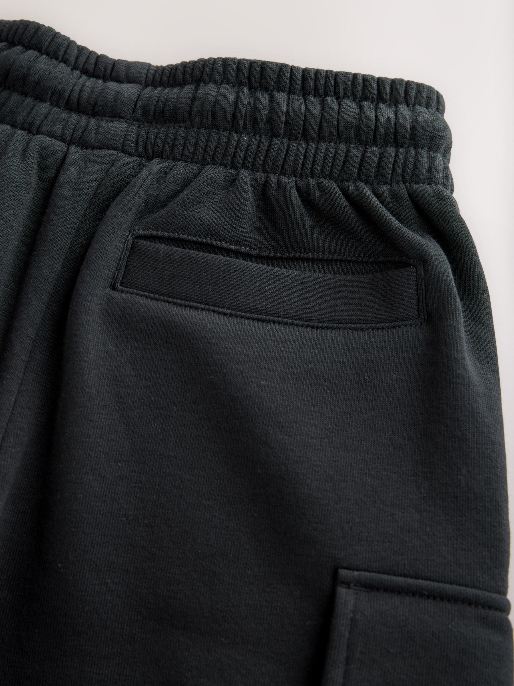 Dsiney Kidz - Black Cargo Jersey Shorts (3-16yrs) image 4