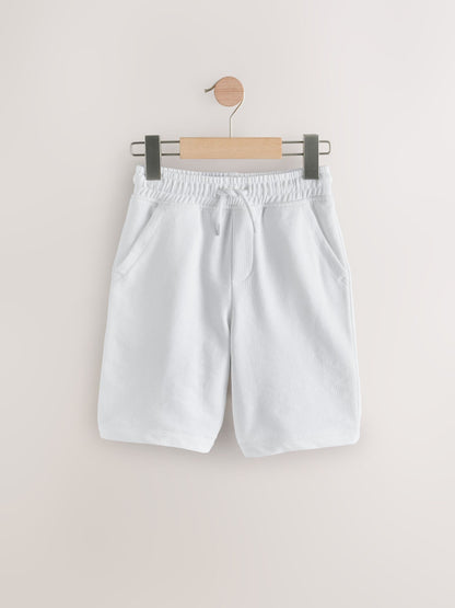Dsiney Kidz - White Regular Fit Basic Shorts (3-16yrs) image 1