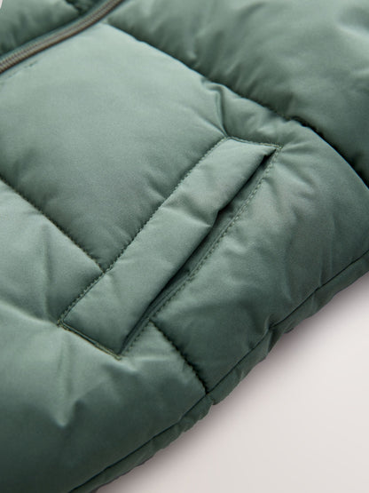 Green Padded Shower Resistant Coat (3mths-7yrs)