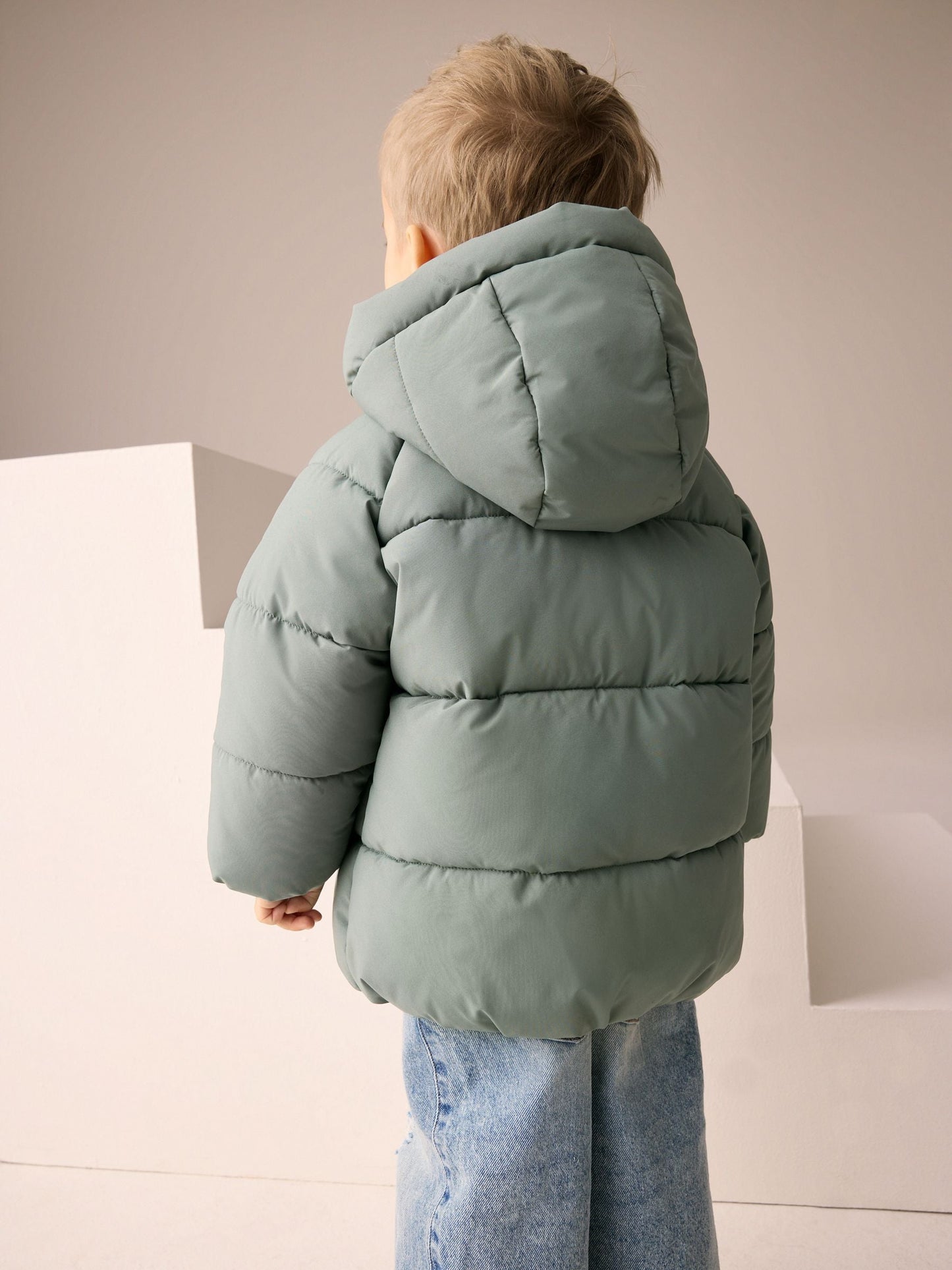 Green Padded Shower Resistant Coat (3mths-7yrs)