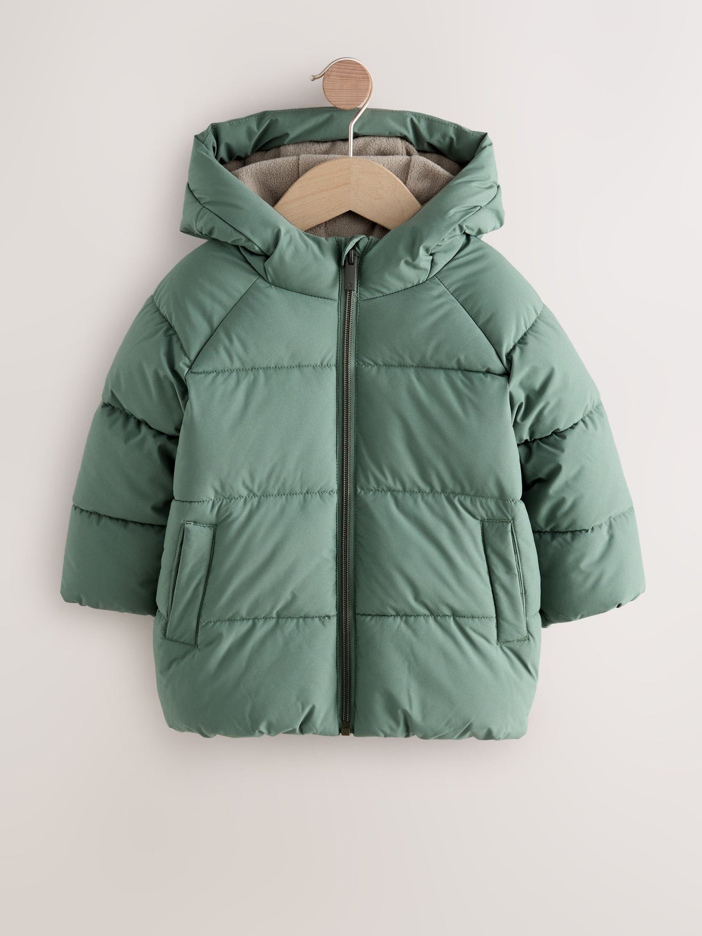 Green Padded Shower Resistant Coat (3mths-7yrs)