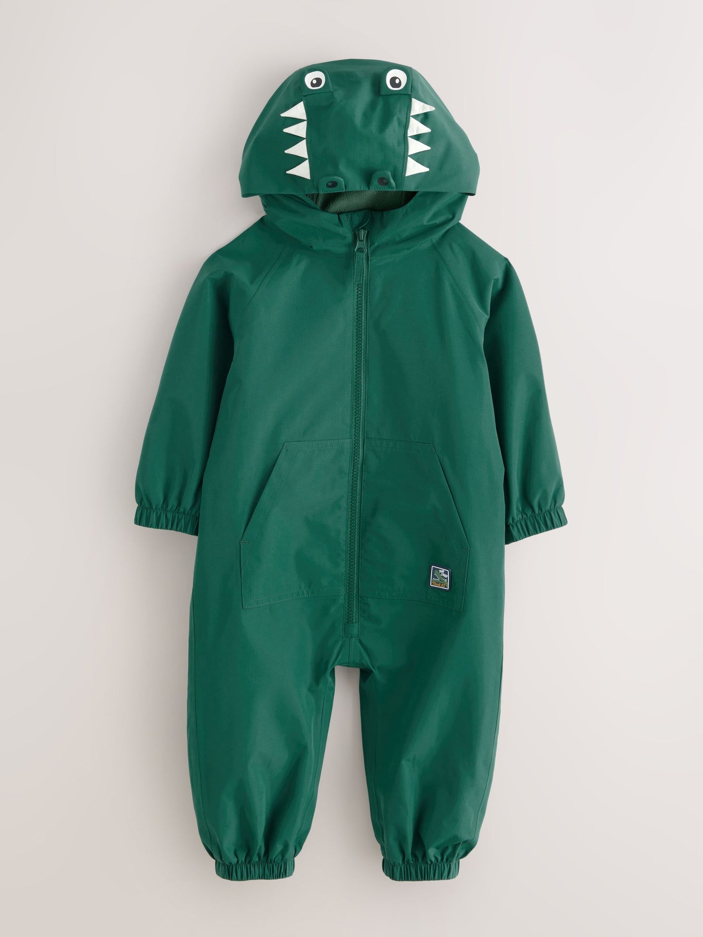 Dsiney Kidz - Green Crocodile Waterproof Fleece Lined Puddlesuit (3mths-7yrs) image 5