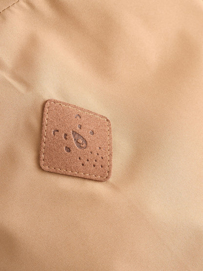 Tan Brown Borg Collared Padded Coat (3mths-7yrs)