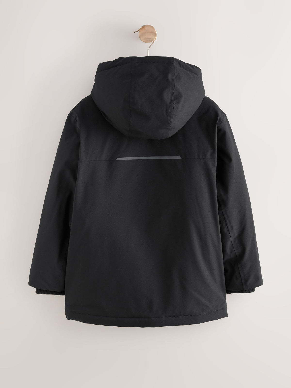 Dsiney Kidz - Black Waterproof Parka Coat (3-17yrs) image 3