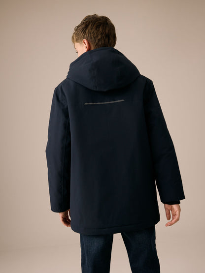 Dsiney Kidz - Navy Waterproof Parka Coat (3-17yrs) image 3
