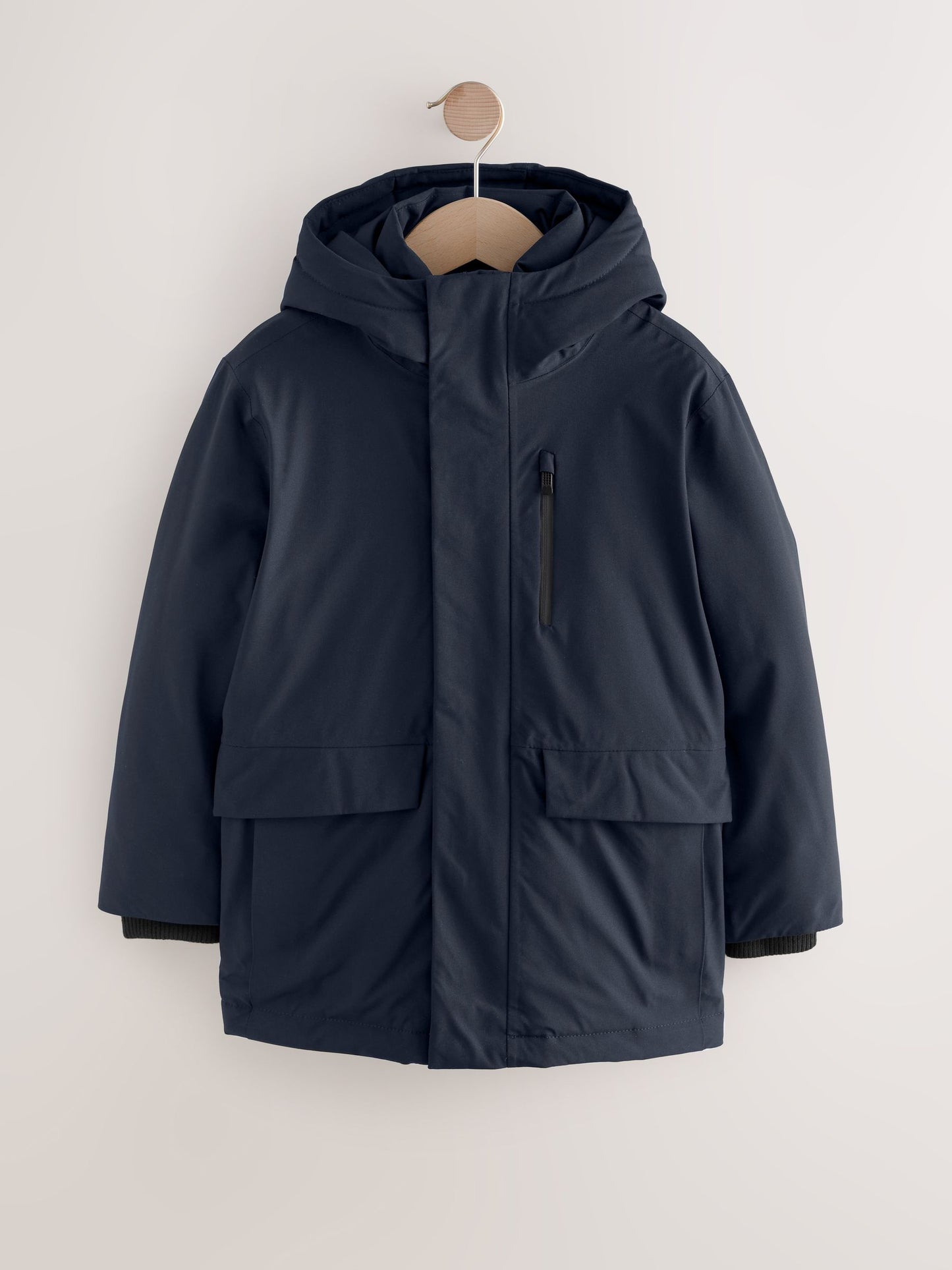 Dsiney Kidz - Navy Waterproof Parka Coat (3-17yrs) image 6