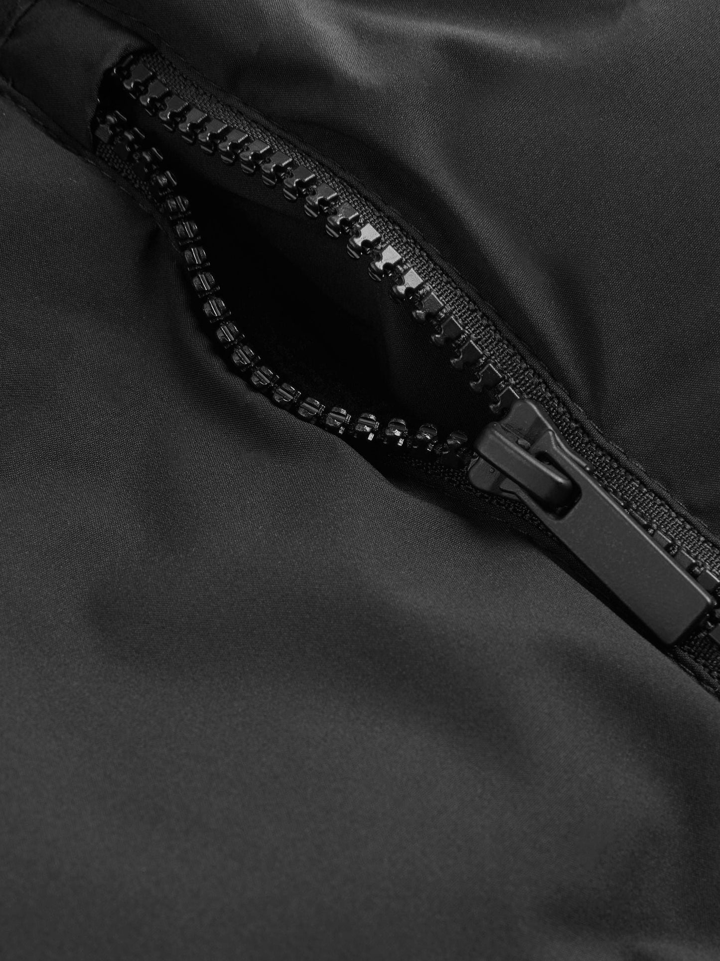 Black Shower Resistant Microfleece Lined Padded Coat (3-17yrs)