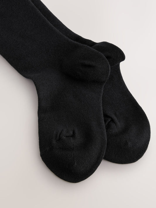 Navy Blue Cotton Rich School Tights image 3