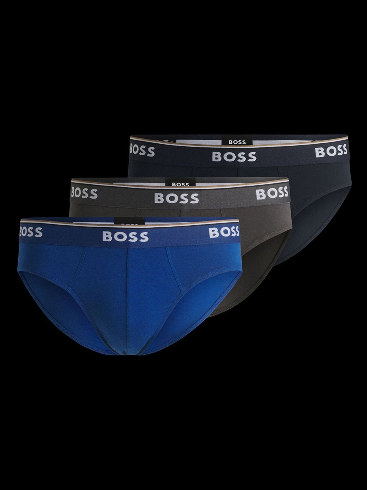 Dsiney Kidz - BOSS Blue Power Stretch Cotton 3 Pack Briefs image 4