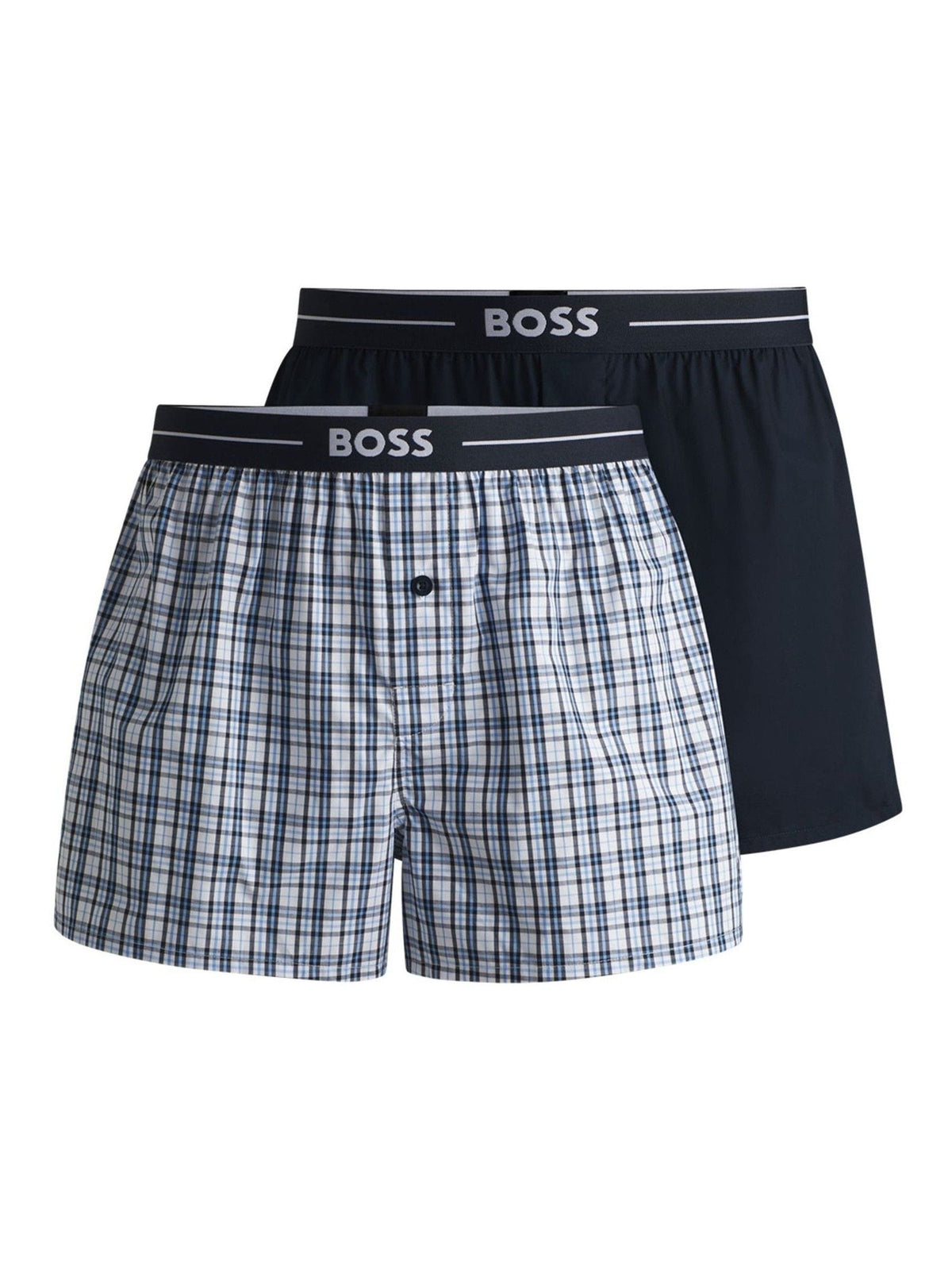 Dsiney Kidz - BOSS Blue Cotton Hipster Boxers 2 Pack image 1