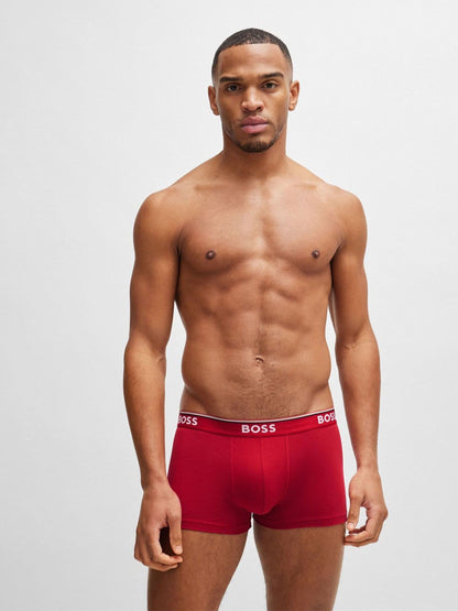 Dsiney Kidz - BOSS Black/Blue/Red Power Stretch Cotton Trunk Boxers 3 Pack image 4