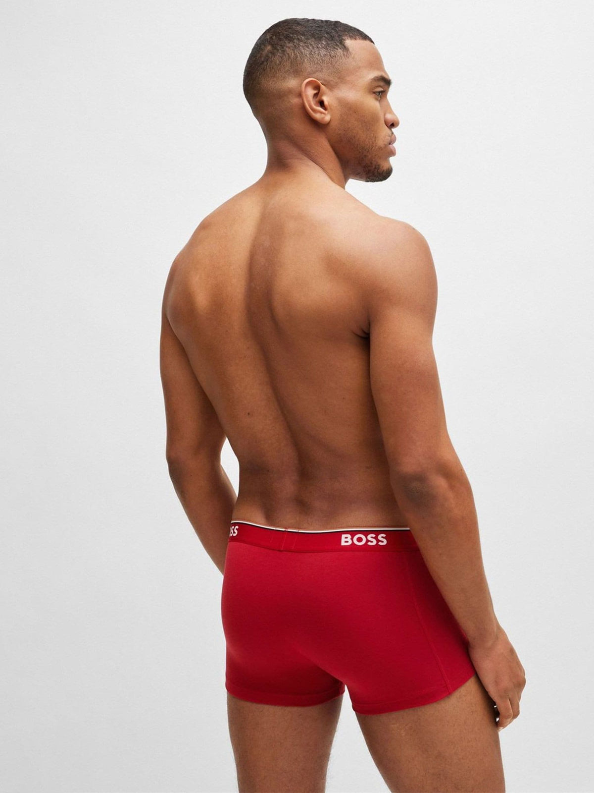 Dsiney Kidz - BOSS Black/Blue/Red Power Stretch Cotton Trunk Boxers 3 Pack image 5