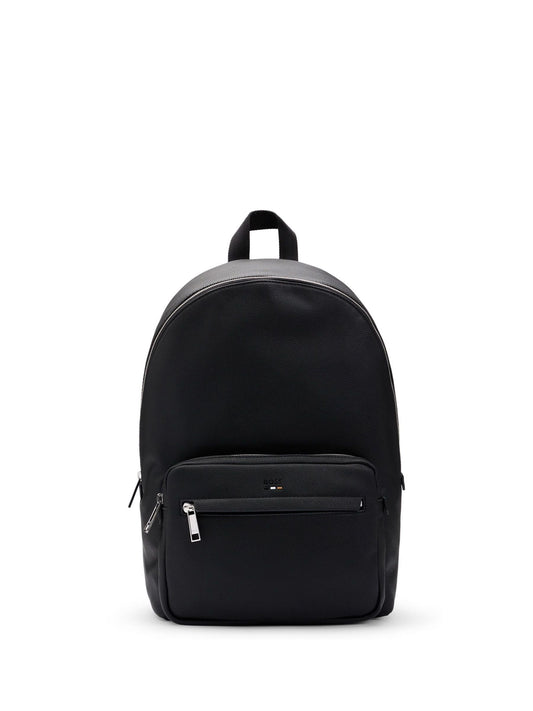 BOSS Black Grained Backpack image 1