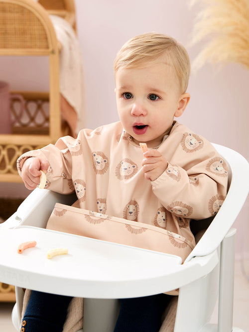 JoJo Maman Bébé Neutral Lion Sleeved Bib image 1