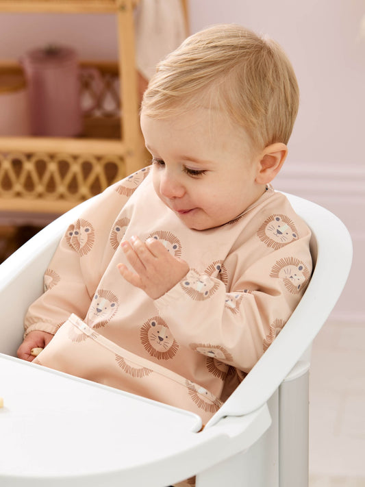 JoJo Maman Bébé Neutral Lion Sleeved Bib image 2