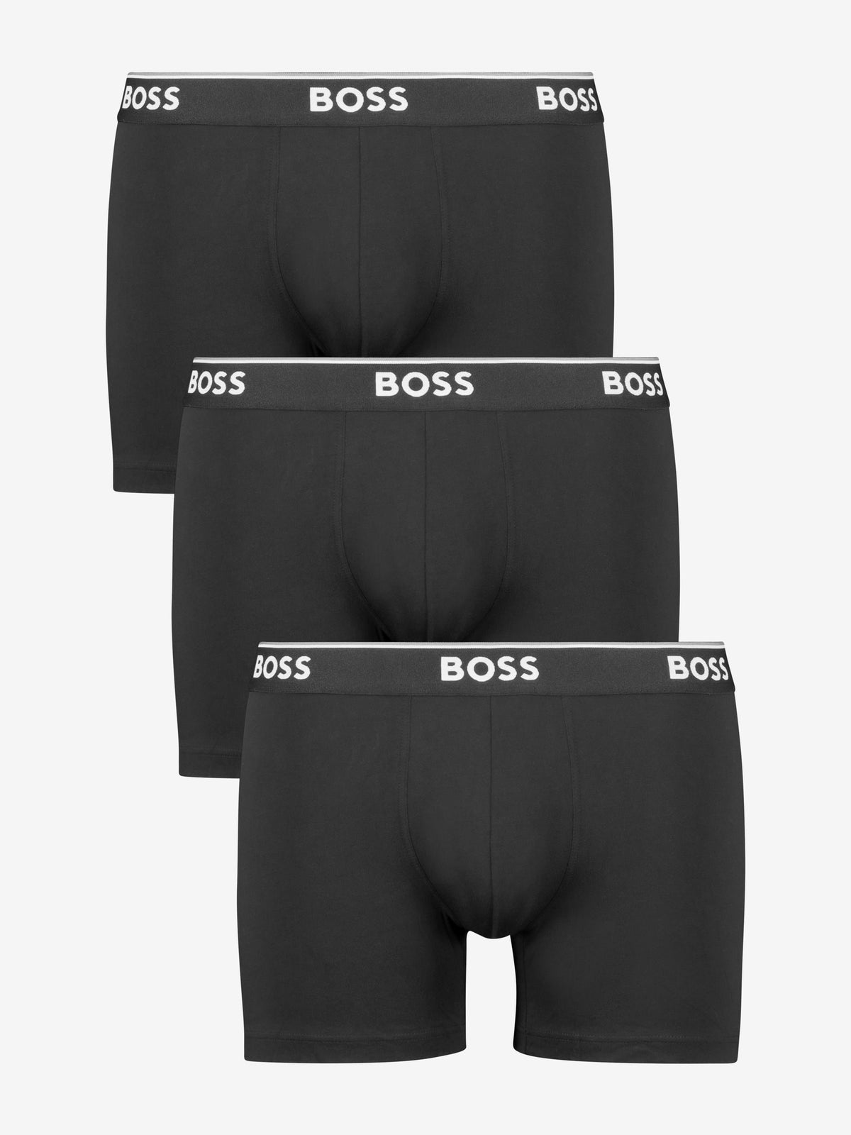 Dsiney Kidz - BOSS Black Power Stretch Cotton Hipster Boxers 3 Pack image 1