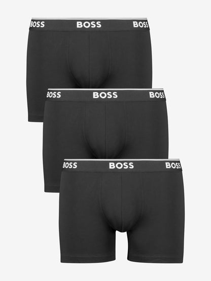 Dsiney Kidz - BOSS Black Power Stretch Cotton Hipster Boxers 3 Pack image 1