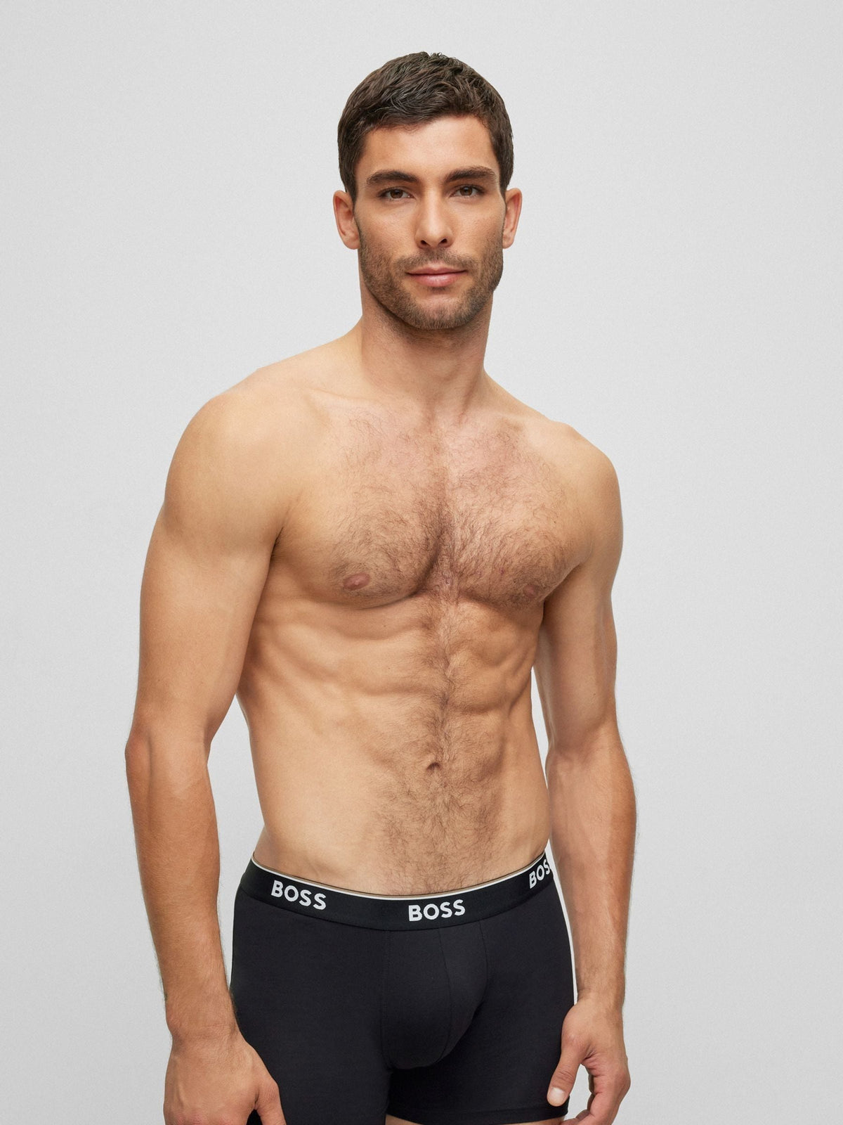 Dsiney Kidz - BOSS Black Power Stretch Cotton Hipster Boxers 3 Pack image 2