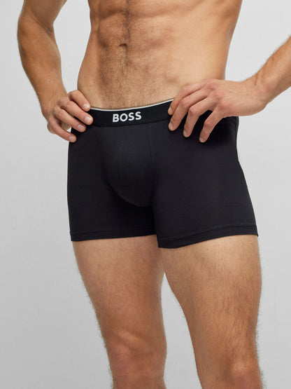 Dsiney Kidz - BOSS Black Power Stretch Cotton Hipster Boxers 3 Pack image 4